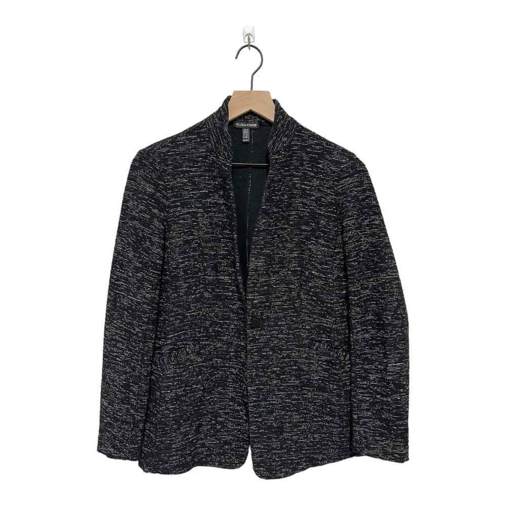 Eileen Fisher Marled Blazer Jacket Size XS